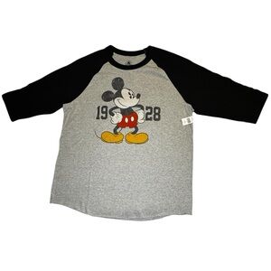 Disney Parks Mickey Mouse Raglan Shirt